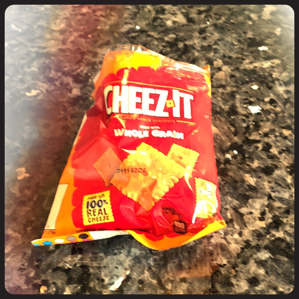 Slightly used cheese it bag